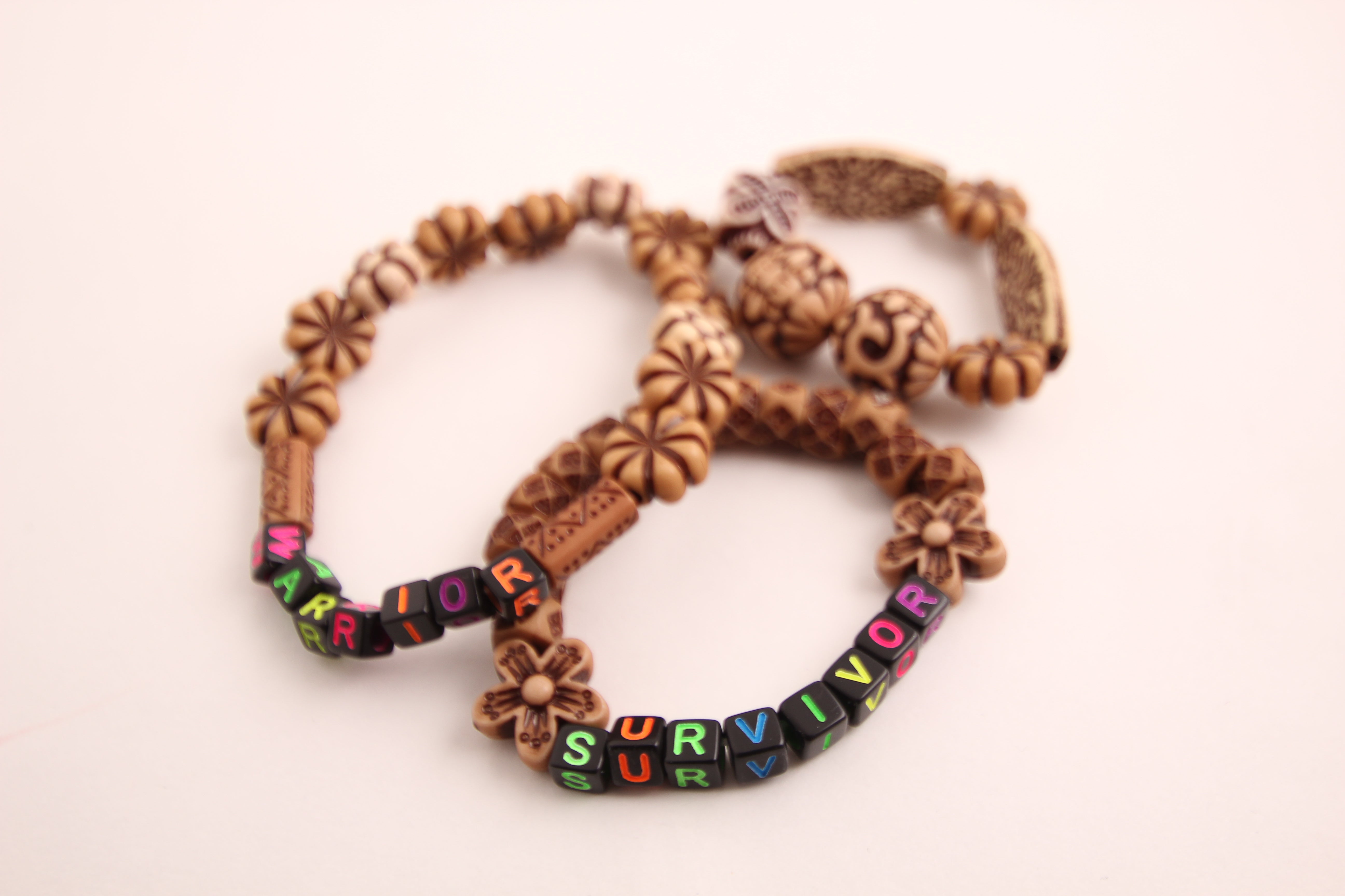 Personalized Earth Tone Beaded Bracelets